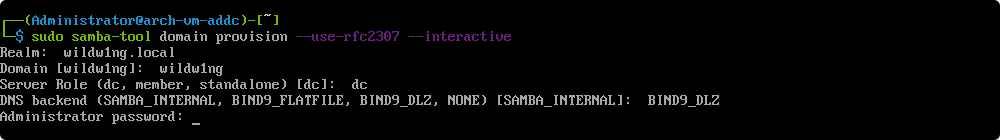 samba-tool-provisioning